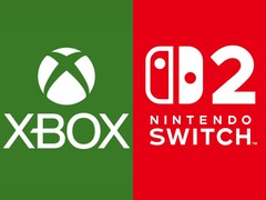 Xbox and Switch 2 logos stacked side by side (Image source: Microsoft Xbox Gaming, Nintendo of America with edits)