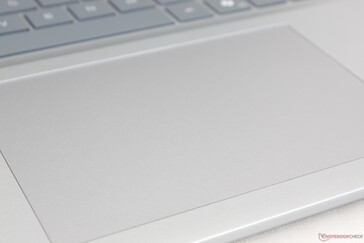 Large clickpad is spacious but difficult and tiring to press