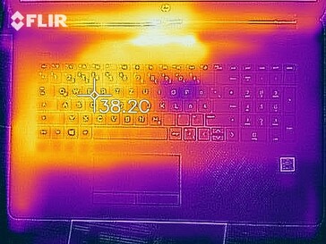 Heat development - top (load)