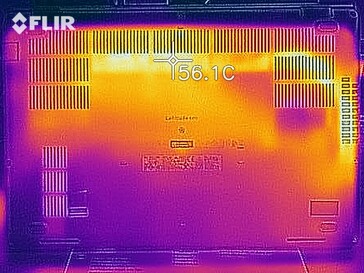 Heat map under load - Bottom