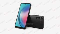 A &quot;Galaxy A25 5G&quot; render. (Source: OnLeaks x Giznext)