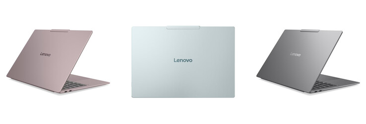 The IdeaPad Slim 5 Ultra 14IWC11 in Chill Blue, Dreamy Violey and Lowkey Grey colours.