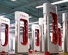 Prefabricated Superchargers make installation 50% faster (image: Tesla)