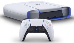 Some of the latest fan-made PS5 concept designs have followed the DualSense's coloring scheme. (Image source: Ellejart/via NeoGAF)