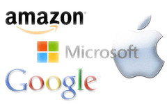 The four tech giants all currently have market caps in excess of US$700 billion. (Source: Android Authority) The four tech giants all currently have market caps in excess of US$700 billion. (Source: Android Authority)
