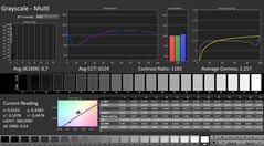 CalMAN: Grayscale (calibrated)