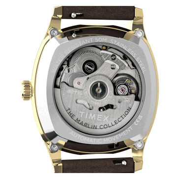 The Timex Marlin Tonneau TW2Y84500IK watch features 50 m (5 bar) water resistance