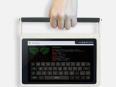 The attachable handle acts as a stand. (Image Source: Kickstarter)