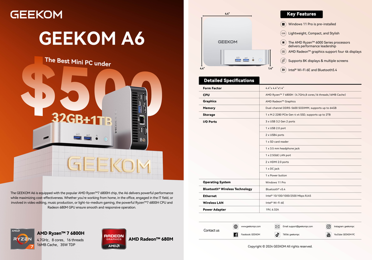 The Geekom A6 enables cost-effective computing without performance penalties