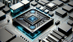 Nameless AI chip concept render (Source: DALL·E 3-generated image)