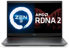 An all-AMD laptop with Zen 3 CPU and RDNA 2 GPU architectures could be on the cards for 2021. (Image source: Dell (G5 15)/AMD - edited)