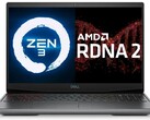 An all-AMD laptop with Zen 3 CPU and RDNA 2 GPU architectures could be on the cards for 2021. (Image source: Dell (G5 15)/AMD - edited)