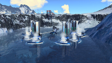 An image showing buildings in Anno 2205.