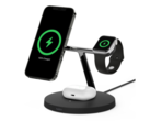 The Belkin 3-in-1 Wireless Charger with MagSafe 15 W supports Apple Watch Series 7 fast-charging at 15 W. (Image source: Belkin)