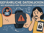 Dangerous data gaps: Wearables can endanger your privacy. (Image source: DallE3)
