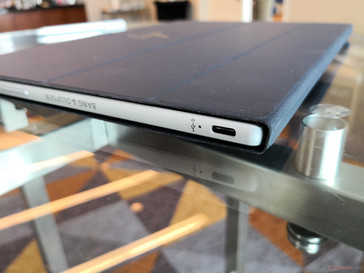Envy x2 Intel. Note the flaps on the keyboard base cover for changing between preset angles when in laptop mode