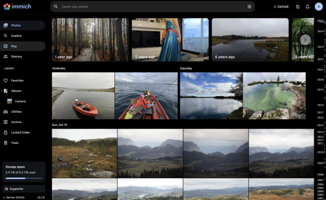 Immich is the premiere solution for those who enjoy the features offered by Google Photos, while still keeping all your data under your control (Image Source: Notebookcheck)