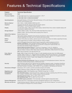 Dell Latitude Rugged 5420 specifications