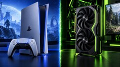 AI generated renders of the PS6 and Nvidia's RTX 6060 GPU.