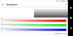 Optimal color settings