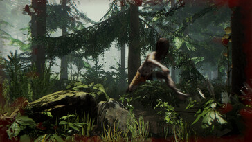 An image showing a cannibal in The Forest.