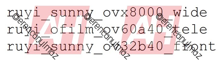 小米 Mix Flip 的三个摄像头传感器的信息是在 HyperOS 源代码中发现的。