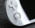 The Anbernic RG Vita in its white finish.