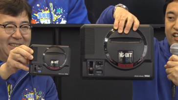 Original and Mini console. (Source: Siliconera)