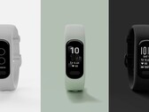The Garmin Vivosmart 5 comes in two sizes and three colours. (Image source: Garmin)