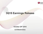 LG reporting lower sales and profit slump for Q3 2015