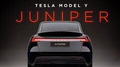 Render of the Model Y Juniper with rear light bar (Image source: DominicBRNKMN/X)