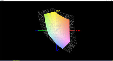 sRGB color-space coverage: 59%