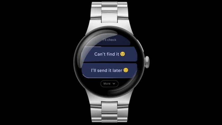Smart replies on Pixel Watch Image (Image Source: Google)