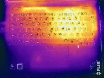 Stress test surface temperatures (top)