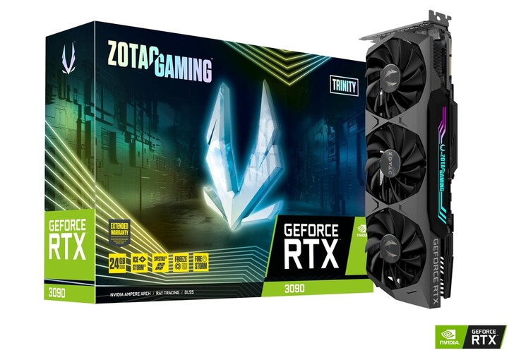 Zotac Gaming GeForce RTX 3090 Trinity. (Image Source: Zotac)