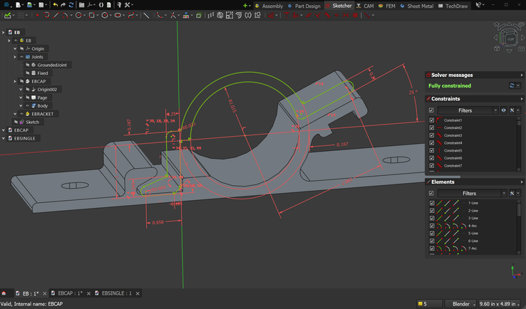 AstoCAD gives FreeCAD a visual and usability overhaul with the goal of user-friendliness. (Image source: AstoCAD)