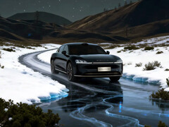 The Huawei Stelato S9 electric sedan built by BAIC.