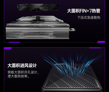 Cooling setup of the mini PC (Image source: JD.com)