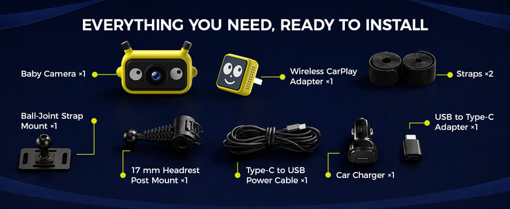Easy to install with multiple installation options and included accessories. 