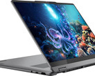 The Lenovo Yoga 7i 14 2-in-1 ships in the Luna Grey colorway (Image source: Lenovo)