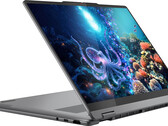 The Lenovo Yoga 7i 14 2-in-1 ships in the Luna Grey colorway (Image source: Lenovo)