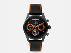 The Montblanc Summit 3 Smartwatch x Naruto has custom animated watch faces. (Image source: Montblanc)