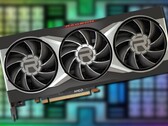 The flagship Radeon RX 6900 XT (pictured) could be outclassed by the next-gen entry-level SKU from AMD. (Image source: AMD - edited)