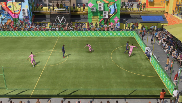 Rush is a relentlessly chaotic medley of themes that simulates the social aspect of street football. (Image source: Notebookcheck)