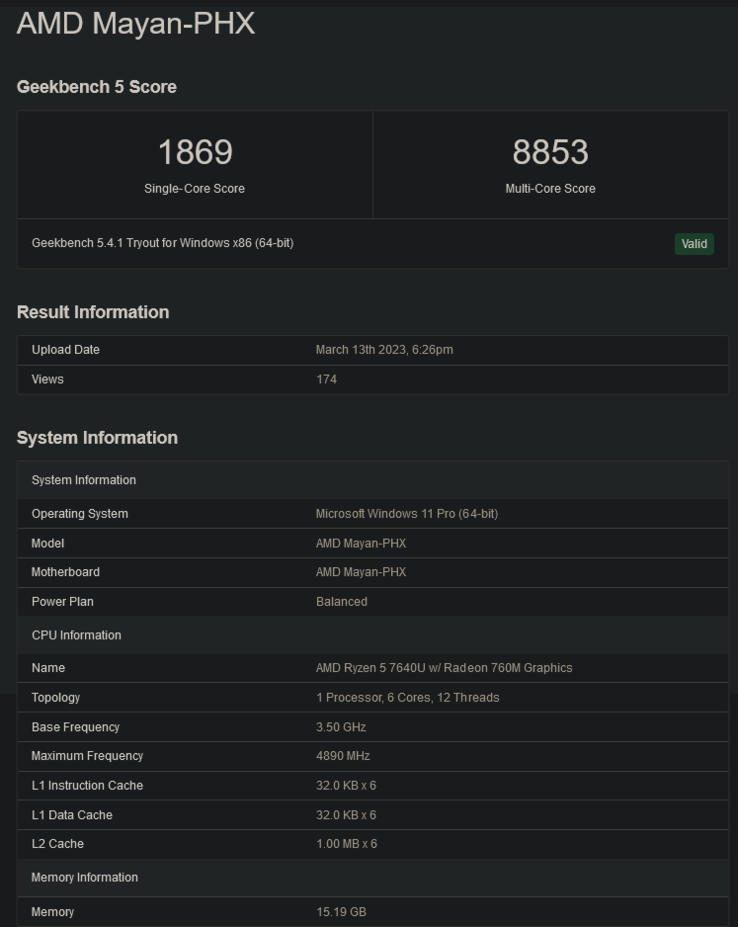 (Image Source: Geekbench)