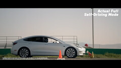 Super Bowl attack ad to feature a Model 3 running amok (image: Dawn Project/YouTube)