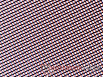 The Gorilla Glass layer is somewhat thick and so colors don't pop as much as they normally would on an iPad or high-end smartphone