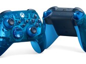 The Xbox Wireless Controller - Sky Ciper Special Edition, has a see-through top. (Image source: Xbox)