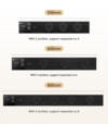 The Yeelight T1 Smart Track Socket comes in three lengths. (Image source: Xiaomi Youpin)