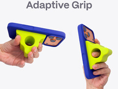 The Hikawa iPhone grip and stand. (Image source: Hikawa)